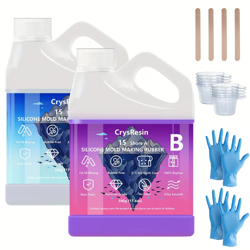 Candle Making Kits - 500ml 2 Flaschen Flüssigsilikon für die