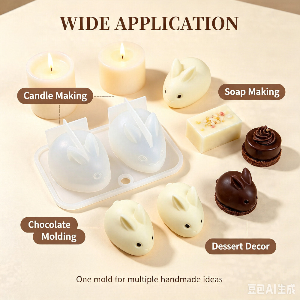 3D Mini-Hasen-Silikonform Lebe – Candle Making Tutorial Bewertung und Preis