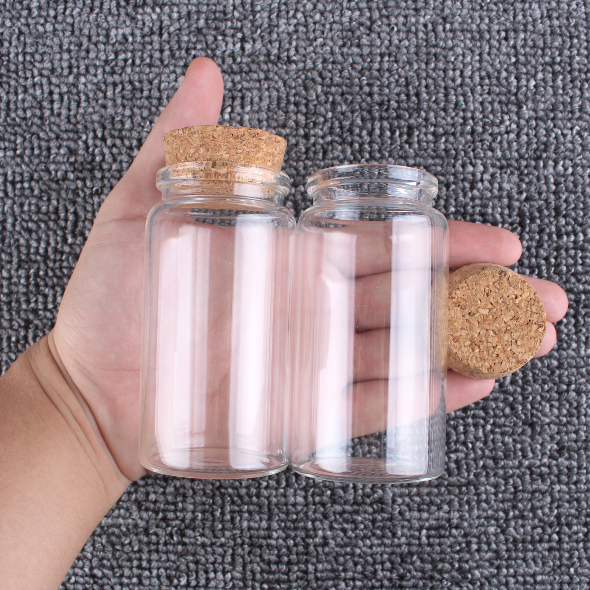 2 teile/los 50 ml 60 ml 80 ml  – Candle Making Jars With Lids Bewertung und Preis