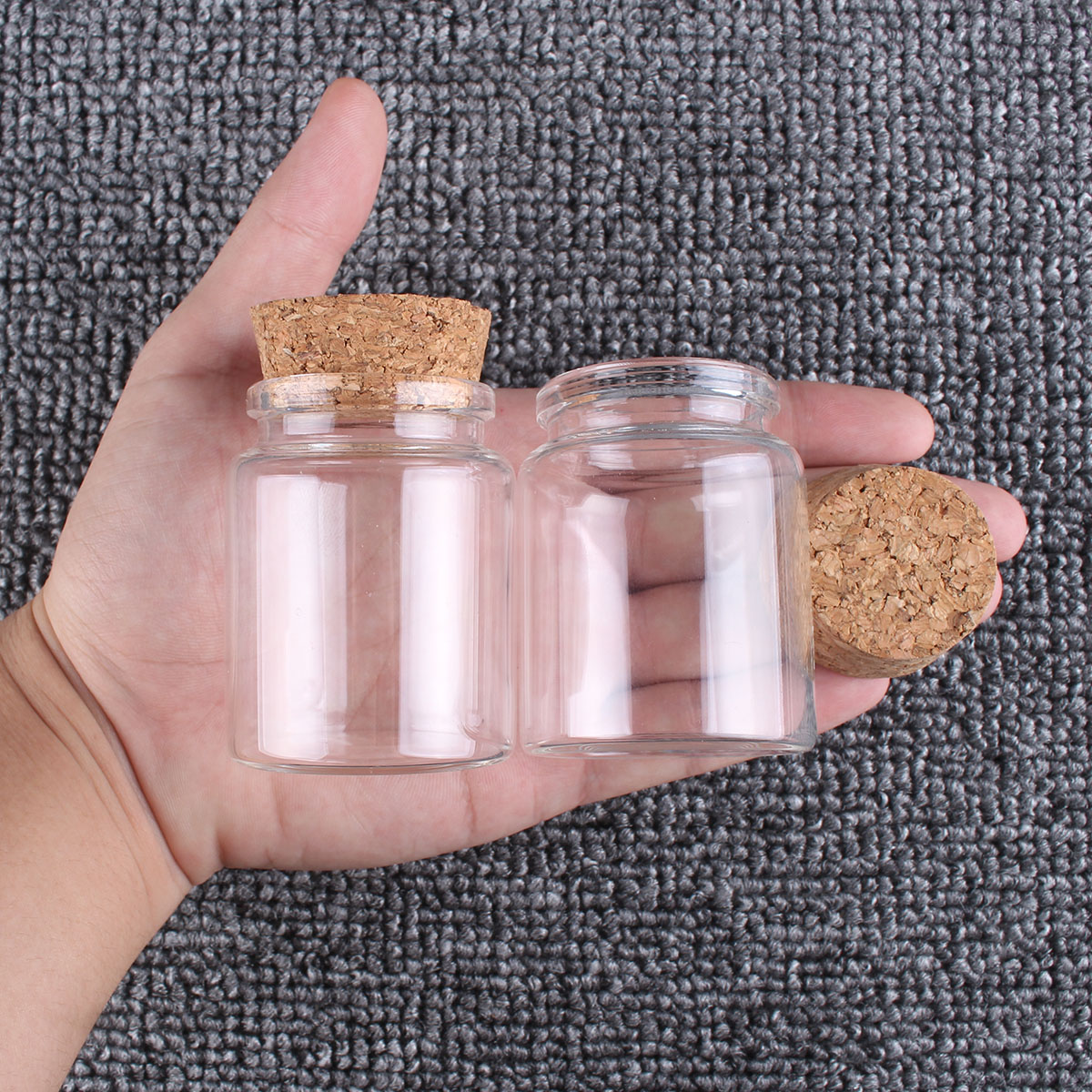 2 teile/los 50 ml 60 ml 80 ml  – Candle Making Jars With Lids Bewertung und Preis