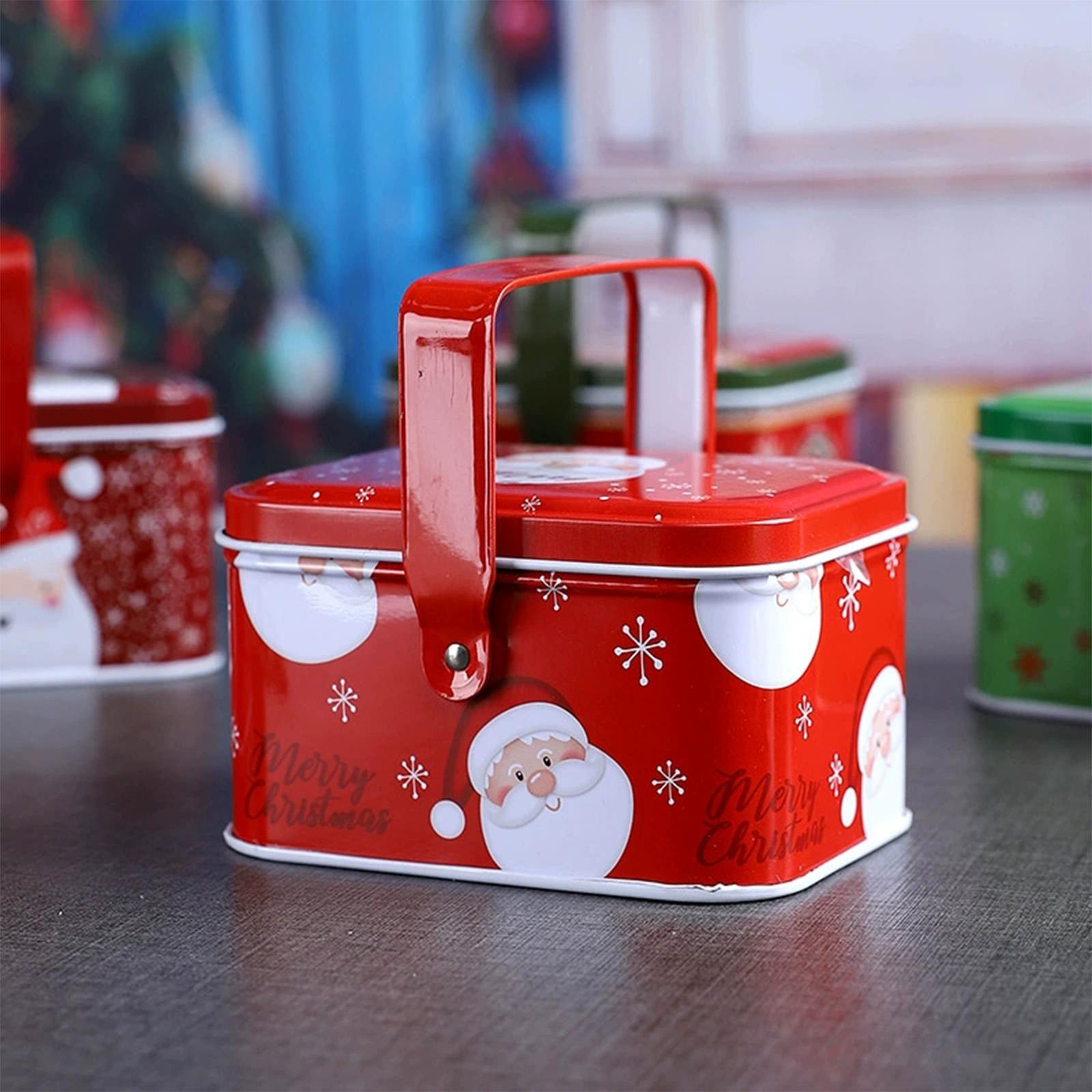 Weihnachts-Keksdosen aus Metal – Tin Container Lid Bewertung und Preis