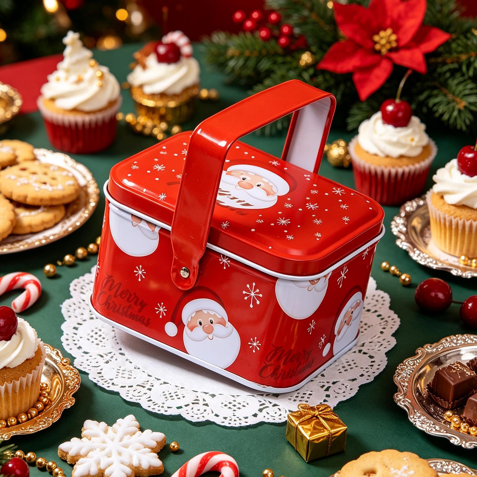 Weihnachts-Keksdosen aus Metal – Tin Container Lid Bewertung und Preis